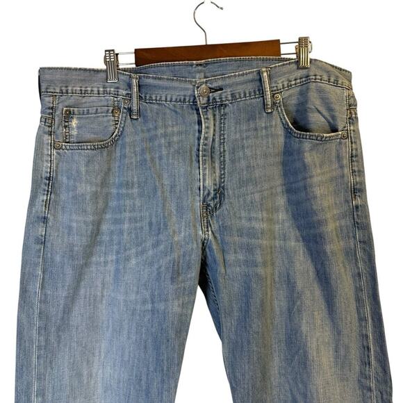 Levi’s 569 Loose Straight Jeans Men’s 36x32 Light Wash Y2K Vintage - Picture 4 of 12